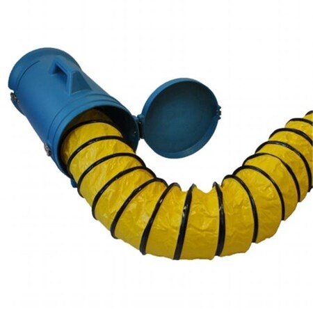 Xpower XPOWER 8DHC25 25 ft. Ducting Hose With Carrier 8DHC25